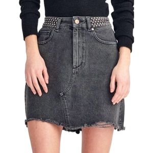 DL1961 studded denim skirt NWT